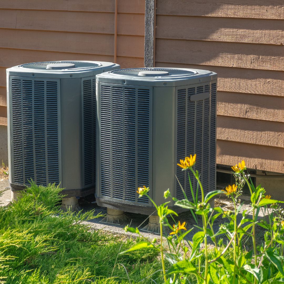 air conditioning outside home