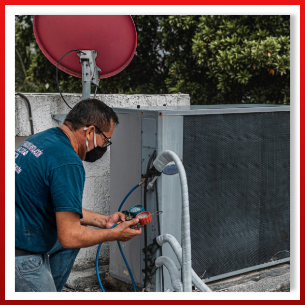 An hvac tech
