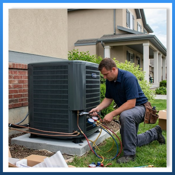 new HVAC installation