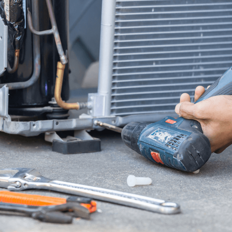 repairing an air conditioner