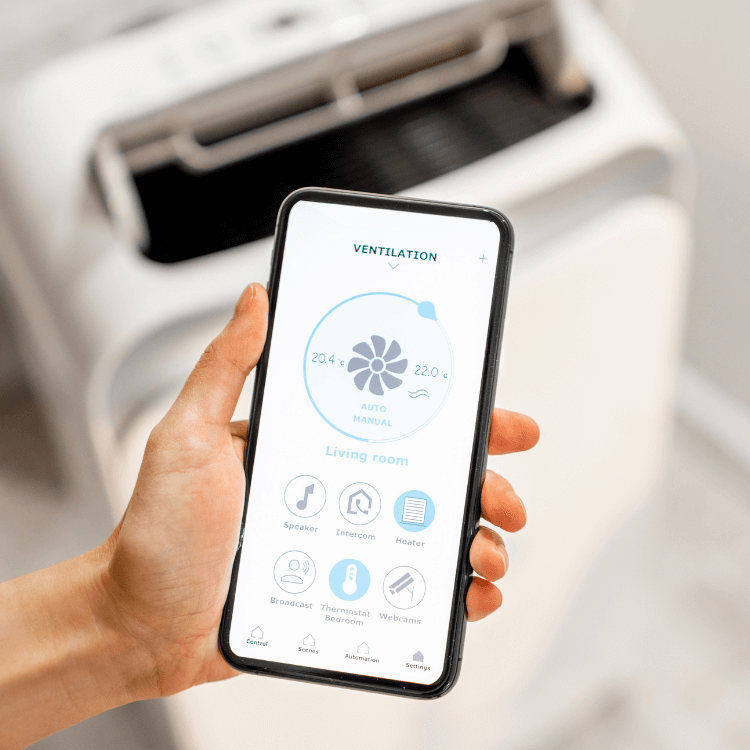 app controlling air conditioner